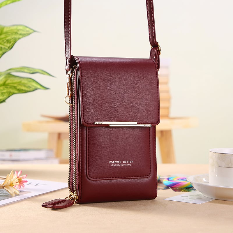 🔥Last Day Buy 1 Get 1 Free $14.99 Each🔥Simple And Elegant Women's Touchscreen Crossbody Phone Wallet
