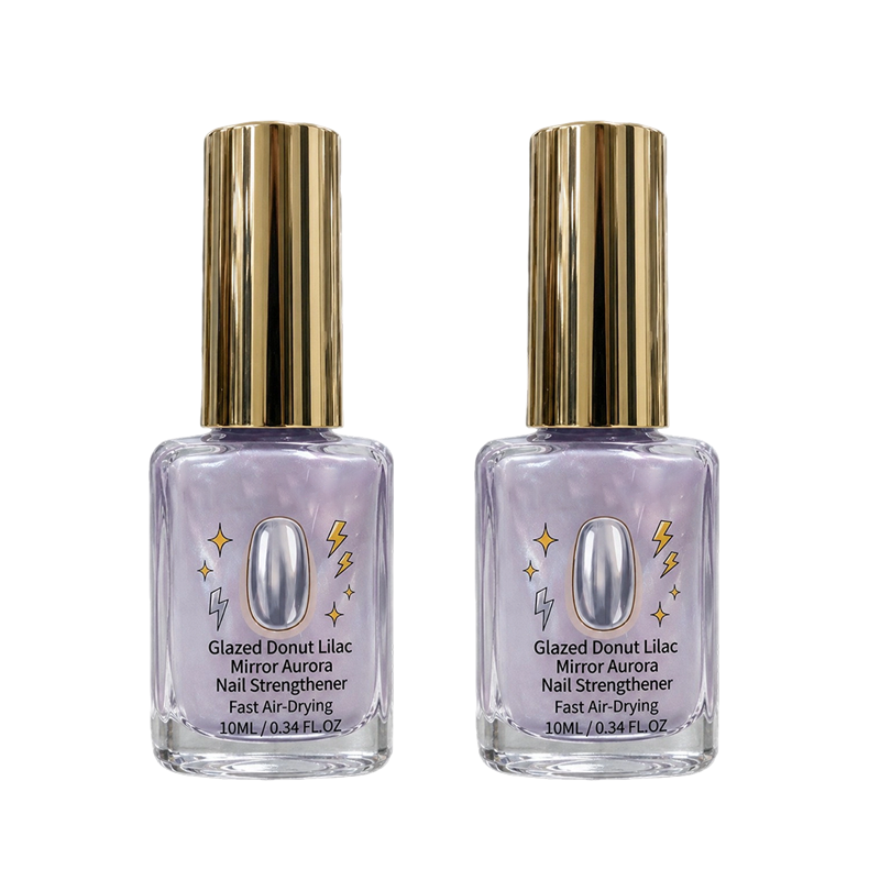 💜✨Lilac Glossy Mirror Nail Strengthener