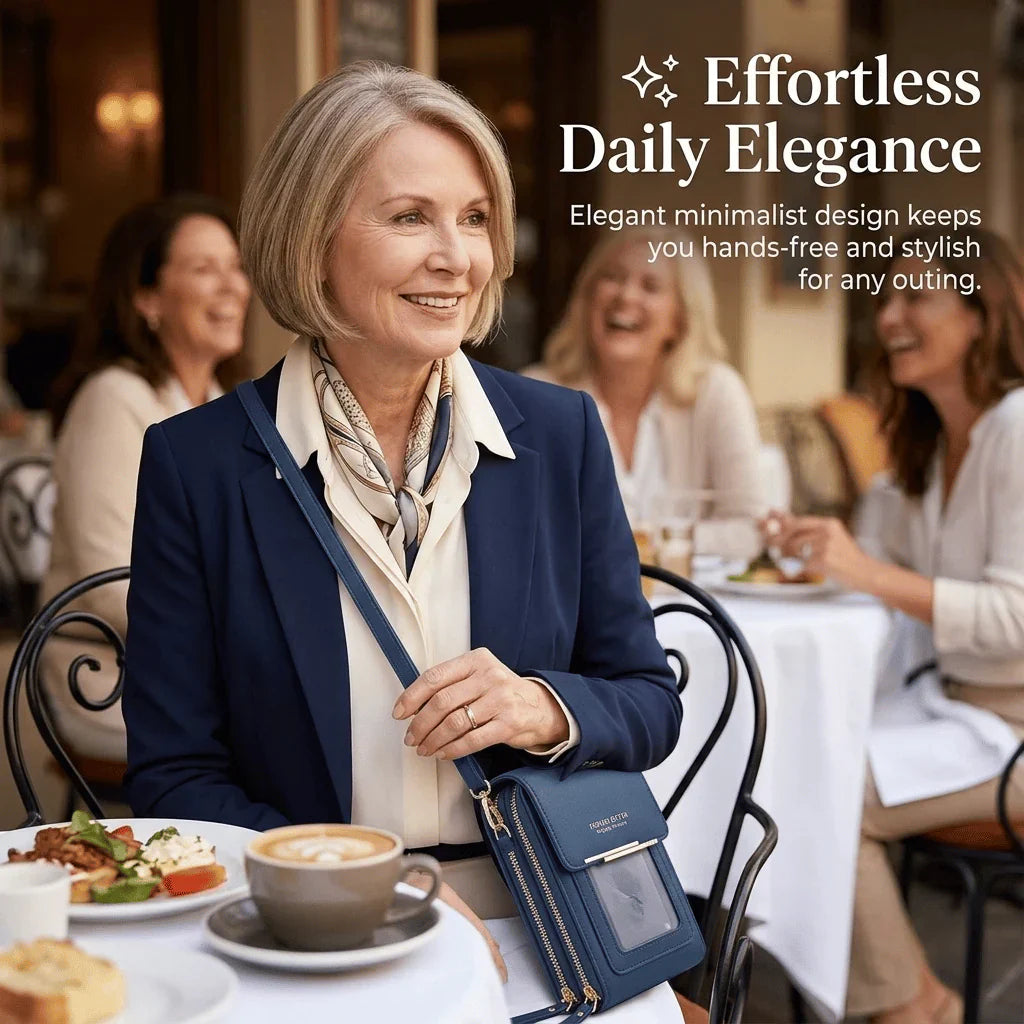 🔥Last Day Buy 1 Get 1 Free 19.99AUD Each🔥Simple And Elegant Women's Touchscreen Crossbody Phone Wallet