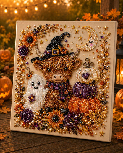 🔥 Last Day 50% OFF 👻✨ Halloween Pearl Art DIY Kit – Turn Tiny Pearls into Spooky-Cute Magic