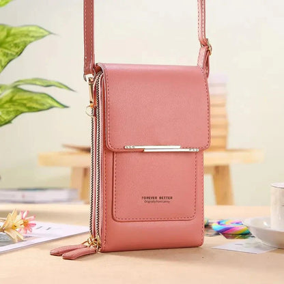 🔥Last Day Buy 1 Get 1 Free 19.99AUD Each🔥Simple And Elegant Women's Touchscreen Crossbody Phone Wallet