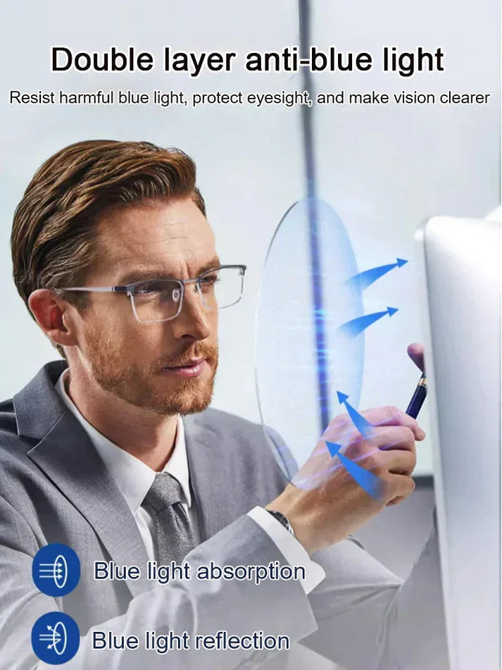 🎁Last day Hot Sale As low as 13.33 AUD each🔥👓Ultra Light Anti Blue Presbyopic Glasses✨