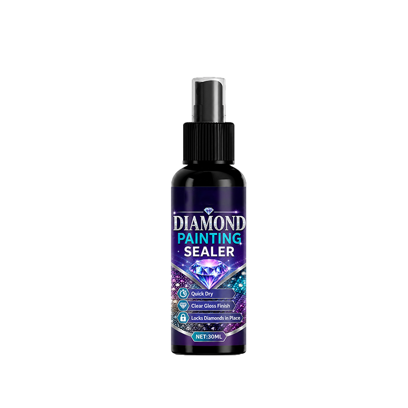 🔥 Last Day 50% OFF – 💎✨ Diamond art sealer – locks beads, glossy finish, dries fast & lasts