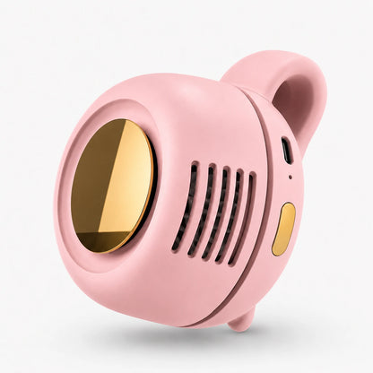 No-Sweat Wearable Cooling Fan | Ultralight 360° Clip-On AC to Save Your Makeup ✨