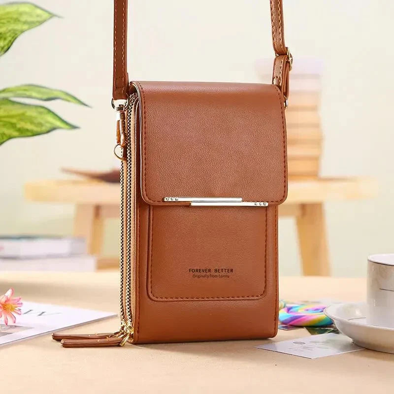 🔥Last Day Buy 1 Get 1 Free 19.99AUD Each🔥Simple And Elegant Women's Touchscreen Crossbody Phone Wallet