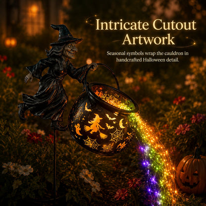 🔥Last Day 50% OFF🎃Halloween Witch Cauldron Garden Light