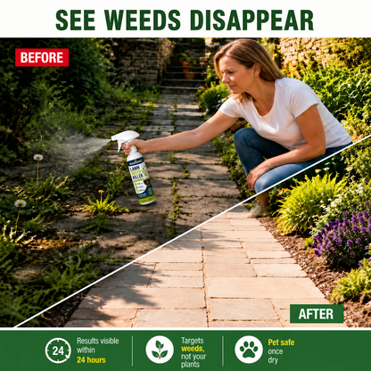 ⚡ [Easy and stress-free weeding in the garden] Herbicide for domestic use