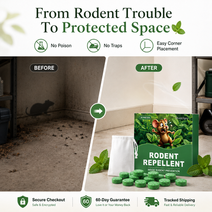 Get Rid of Rats & Mice — Without Poison, Traps, or Mess