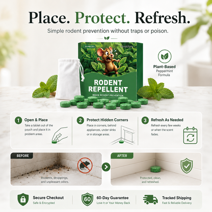 Get Rid of Rats & Mice — Without Poison, Traps, or Mess