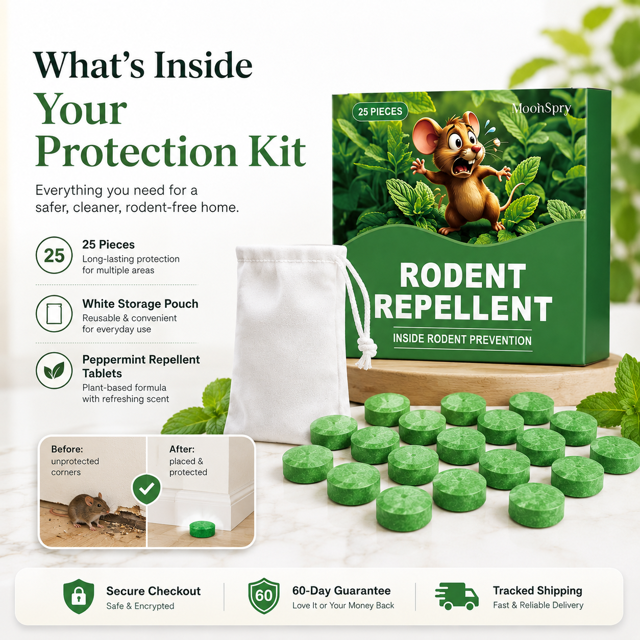 Get Rid of Rats & Mice — Without Poison, Traps, or Mess