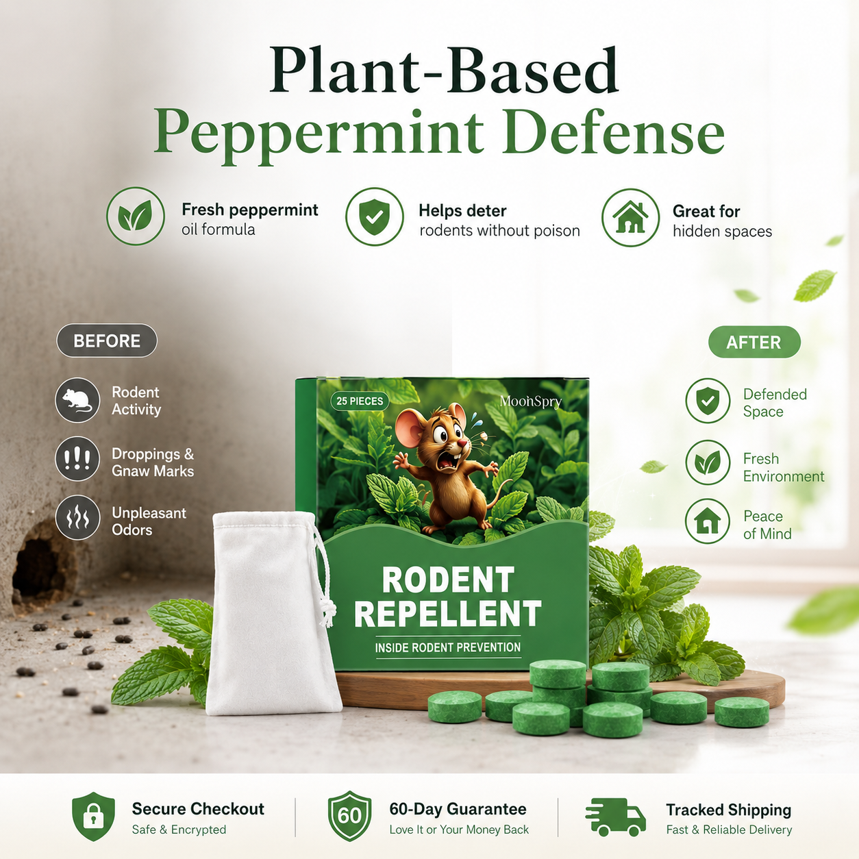 Get Rid of Rats & Mice — Without Poison, Traps, or Mess