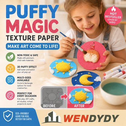 🎨Hot Sale 50% OFF✨Magic Fluffy Pigments, Pigment Paper, DIY Paintbrushes