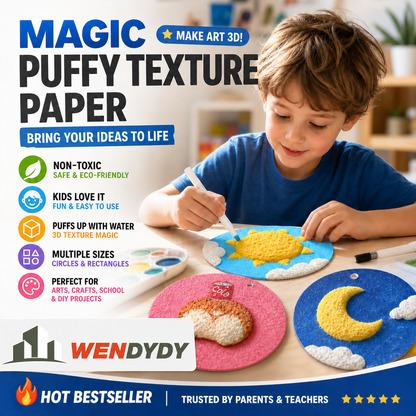 🎨Hot Sale 50% OFF✨Magic Fluffy Pigments, Pigment Paper, DIY Paintbrushes