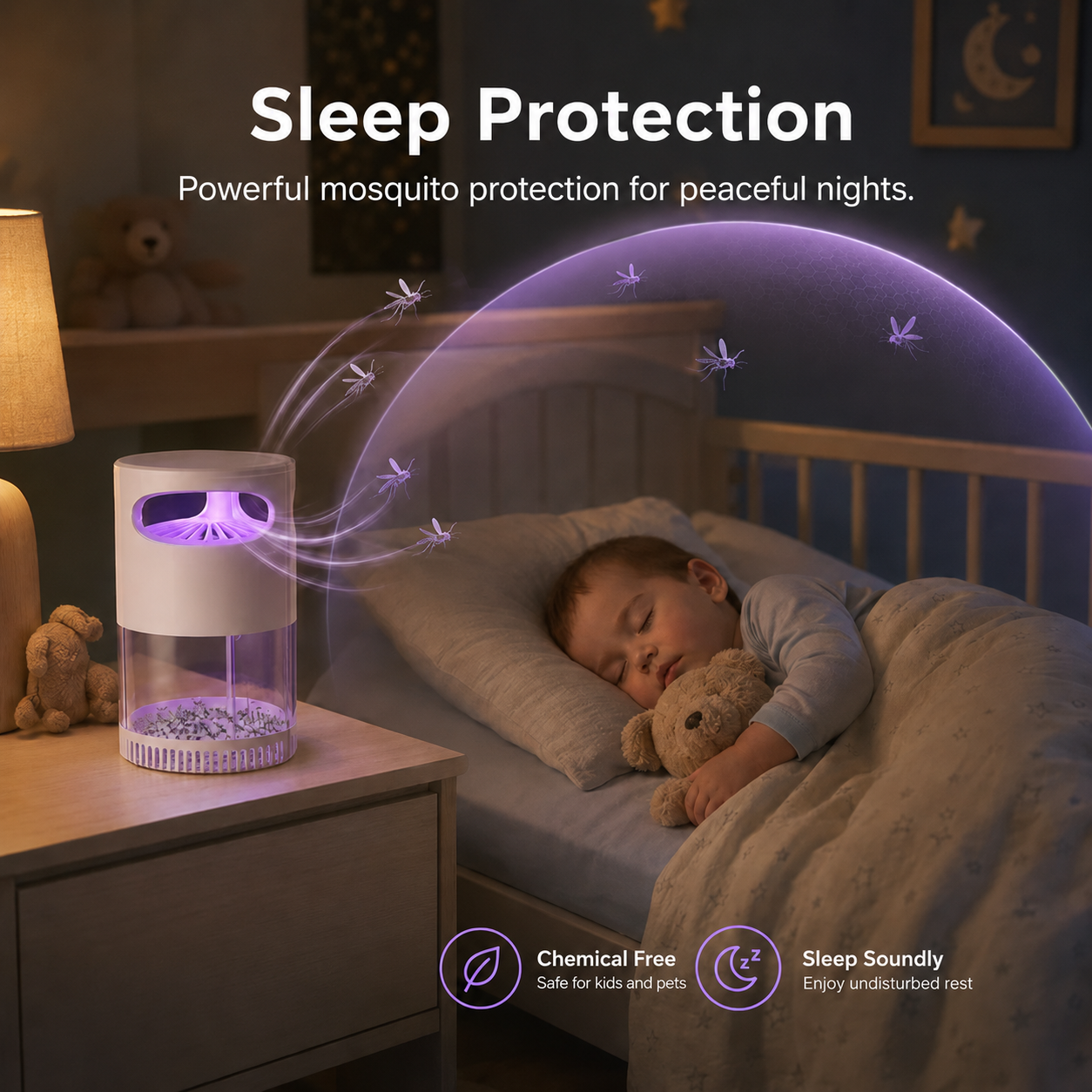UV Mosquito Trap | Chemical-Free Indoor Protection