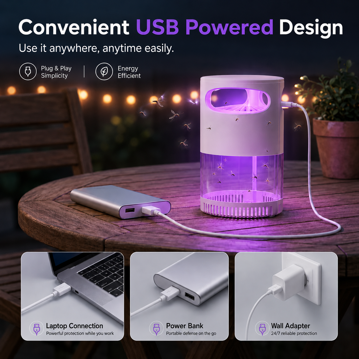 UV Mosquito Trap | Chemical-Free Indoor Protection