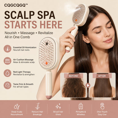 CQGCQGQ™ Stop Dry Brushing. Start Misting, Massaging & Reviving Your Hair