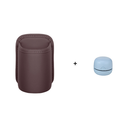 Leather Car Door Cup Holder – Wide‑mouth opening, easy reach for drinks & phone. Clip‑on secure fit. PU leather, tough & stylish. 🛡️✨