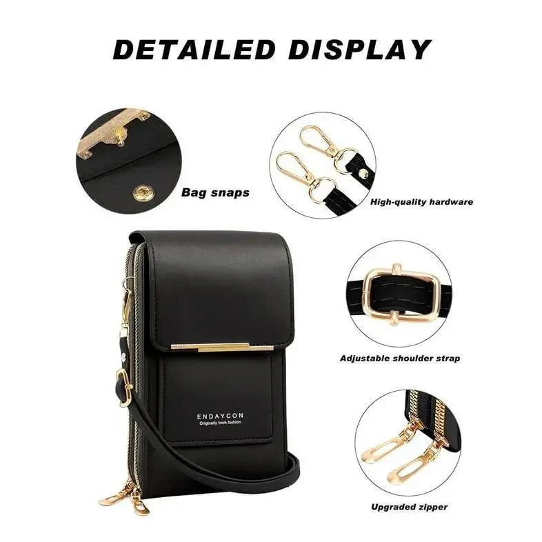 🔥Last Day Buy 1 Get 1 Free 19.99AUD Each🔥Simple And Elegant Women's Touchscreen Crossbody Phone Wallet