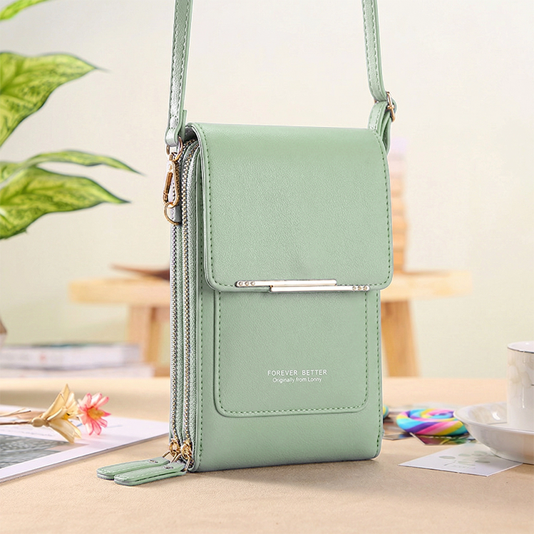 🔥Last Day Buy 1 Get 1 Free 19.99AUD Each🔥Simple And Elegant Women's Touchscreen Crossbody Phone Wallet