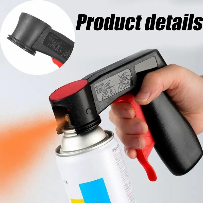 Spray Can Trigger Handle — Turns Any Spray Can Into a Spray Gun, No Finger Fatigue