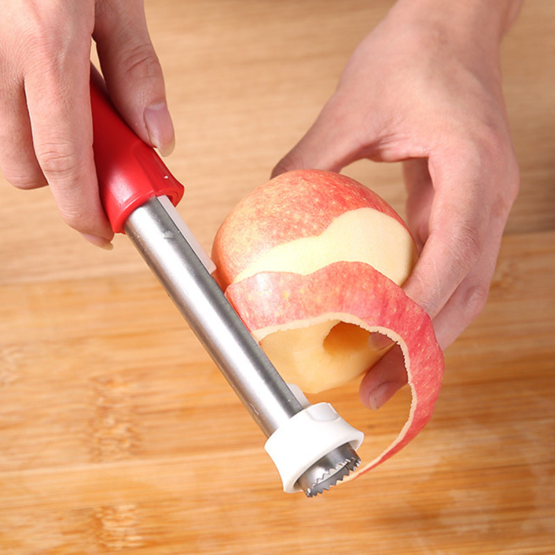 2-in-1 Apple Corer & Peeler – Stainless steel – 95K+ sold – perfect for quick fruit prep – easy to use and clean ✨🥧🍏