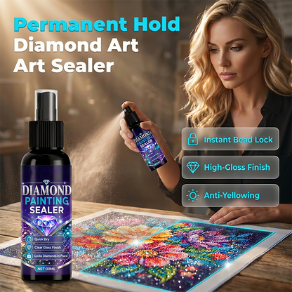 🔥 Last Day 50% OFF – 💎✨ Diamond art sealer – locks beads, glossy finish, dries fast & lasts