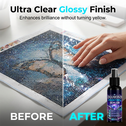 🔥 Last Day 50% OFF – 💎✨ Diamond art sealer – locks beads, glossy finish, dries fast & lasts