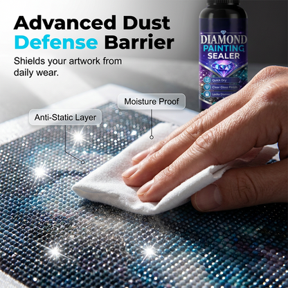 🔥 Last Day 50% OFF – 💎✨ Diamond art sealer – locks beads, glossy finish, dries fast & lasts