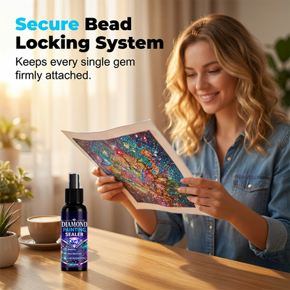 🔥 Last Day 50% OFF – 💎✨ Diamond art sealer – locks beads, glossy finish, dries fast & lasts