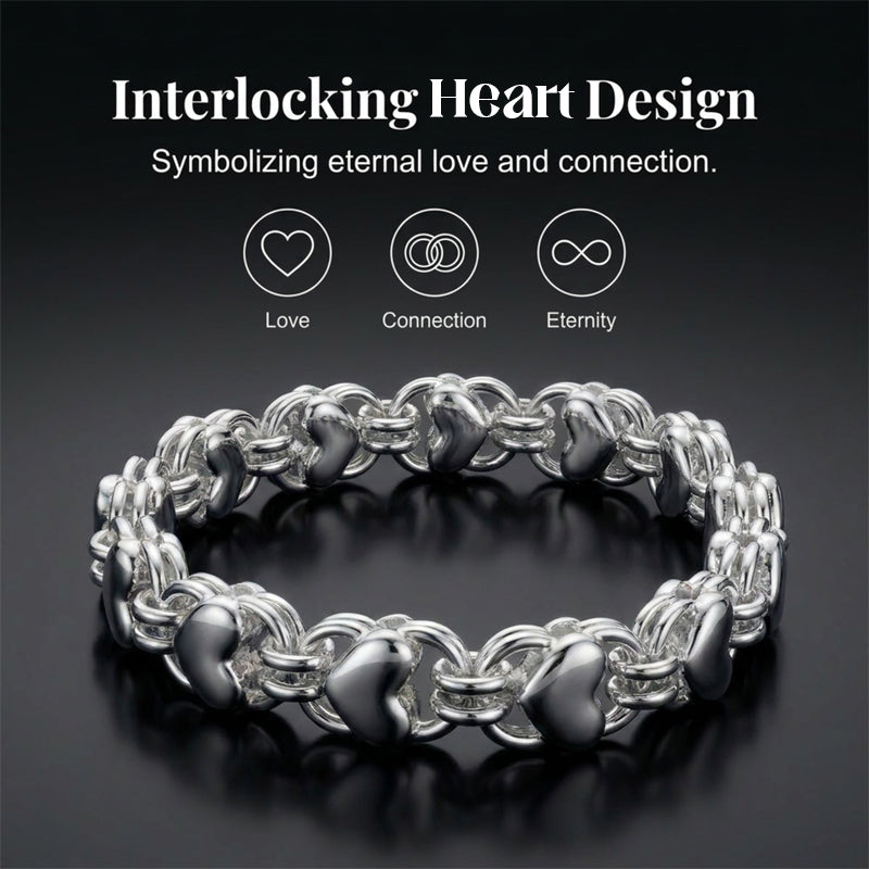 ✨Double Chain Heart Charm Bracelet