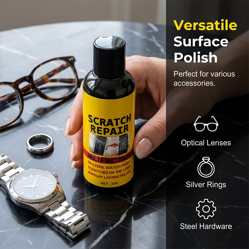 Scratch repair polish package