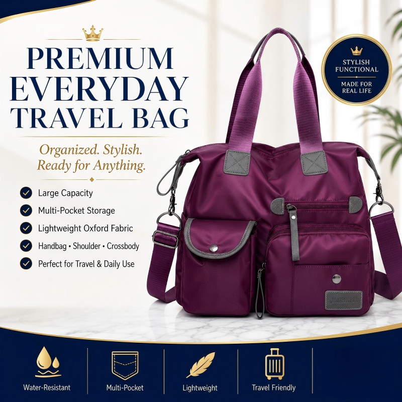 Premium everyday tote bag overview
