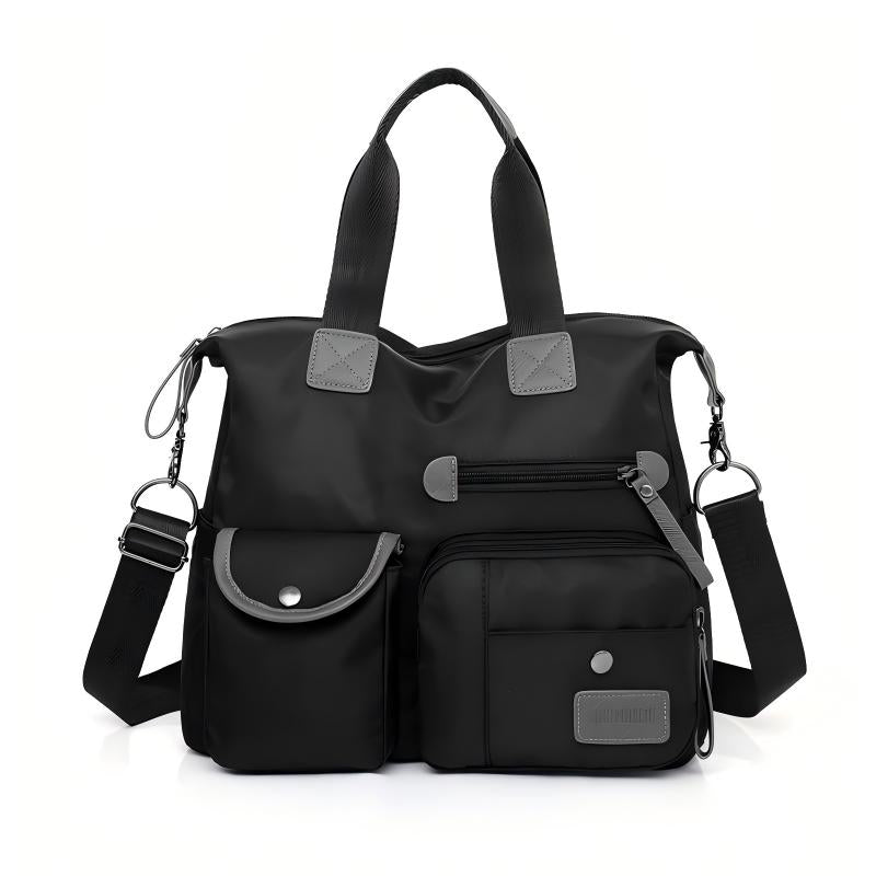Black tote bag