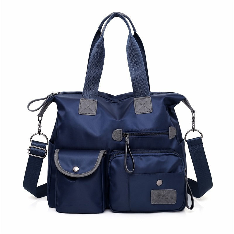 Blue tote bag