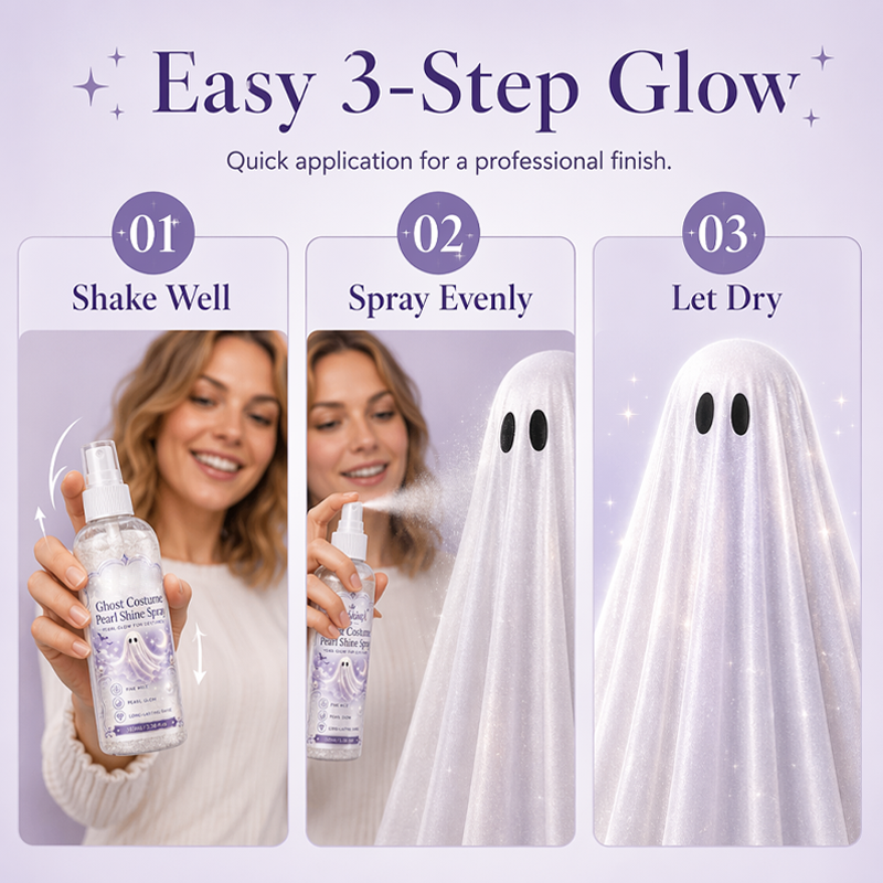 🥳2026 HOT SALE🥳💞50K+ SOLD!🔥🏠 50% OFF! ✨Halloween Pearl Glow Costume Spray