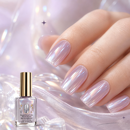 💜✨Lilac Glossy Mirror Nail Strengthener