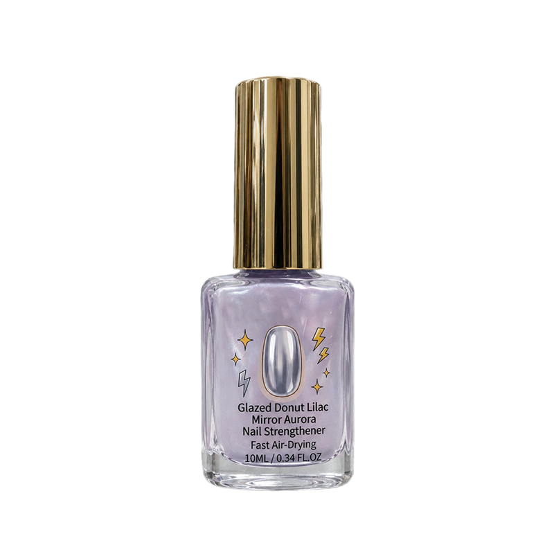 💜✨Lilac Glossy Mirror Nail Strengthener