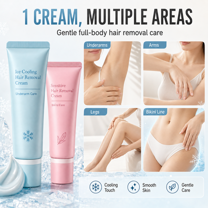 🔥Last Day Buy 1 Get 1 Free $ 9.99 Each🔥Gentle Hair Removal Cream